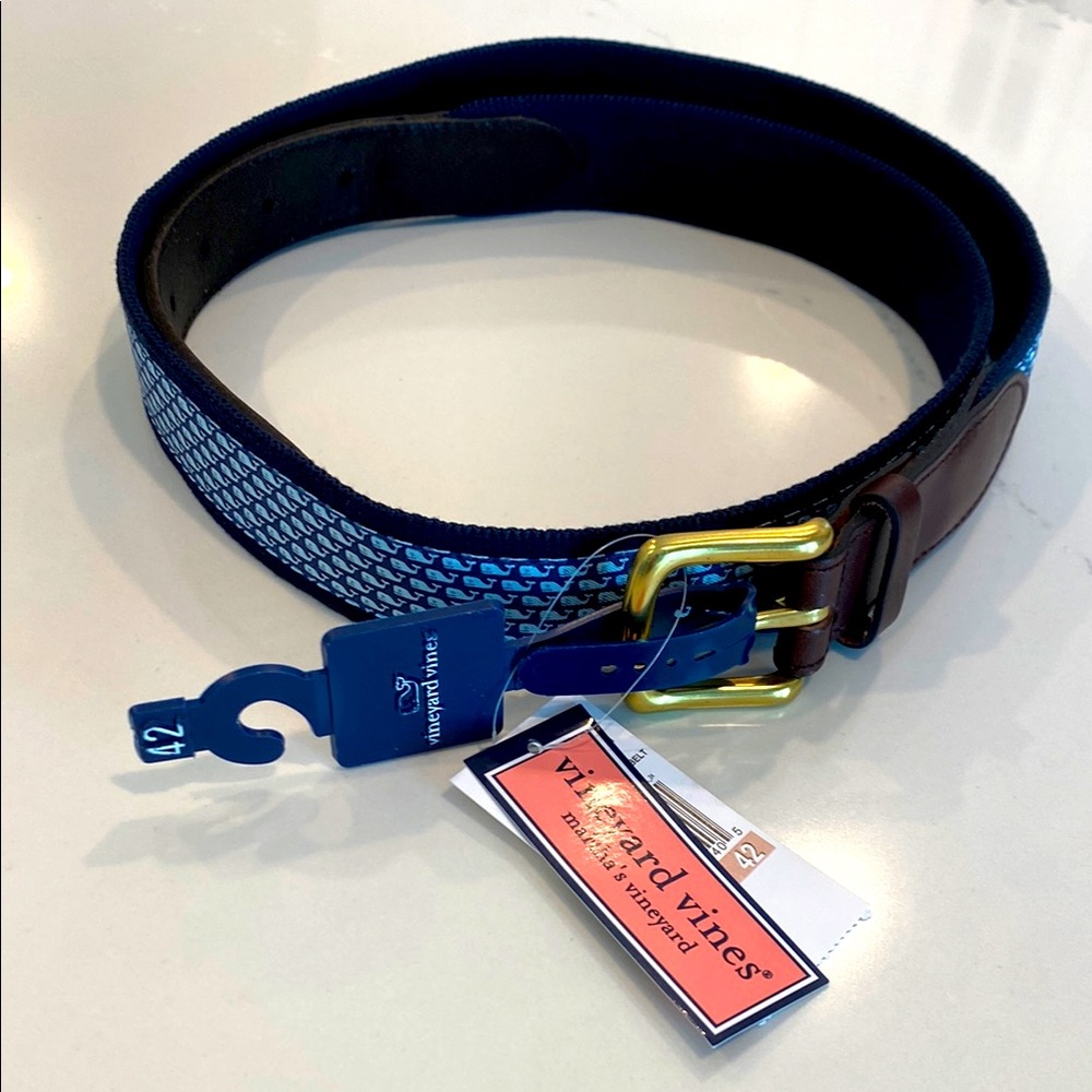 Vineyard Vines Mens Whale Belt- Size 42